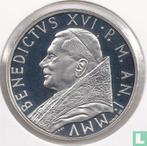 Vaticaan 10 euro 2005 (PROOF) Year of the Eucharist, Postzegels en Munten, Vaticaanstad, Verzenden, Goud, 10 euro