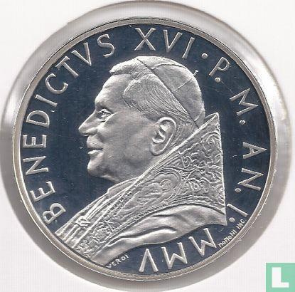 Vaticaan 10 euro 2005 (PROOF) Year of the Eucharist, Postzegels en Munten, Munten | Europa | Euromunten, Losse munt, 10 euro, Goud