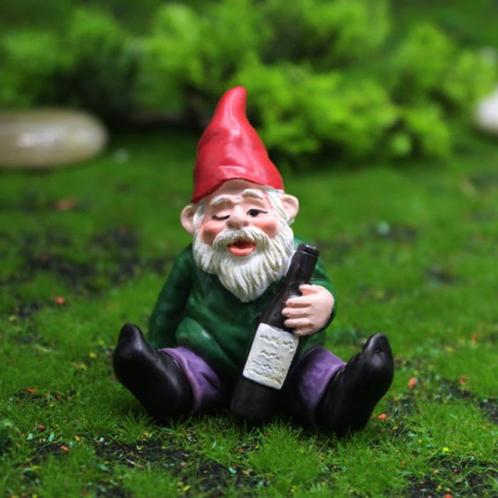 Ondeugende Tuinkabouter - Decor Standbeeld Ornament Hars, Tuin en Terras, Overige Tuin en Terras, Nieuw, Verzenden