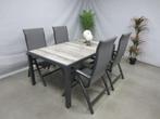 te velde tuinmeubelen tuinset milano met tanger 168 tafel, Nieuw
