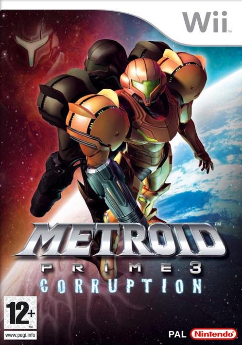 Metroid Prime 3 Corruption-Standaard (Wii) Gebruikt, Spelcomputers en Games, Games | Nintendo Wii, Zo goed als nieuw, Ophalen of Verzenden
