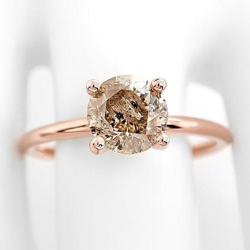 Zonder Minimumprijs - Ring - 14 karaat Roségoud - 1.19ct., Sieraden, Tassen en Uiterlijk, Ringen