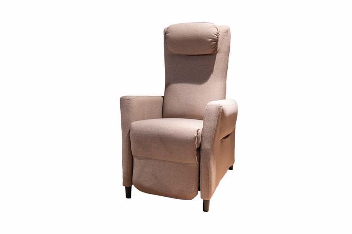 Fitform Sta op stoel in grijs stof in een hele nette staat, Huis en Inrichting, Fauteuils, Minder dan 75 cm, Zo goed als nieuw