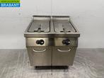 RVS Electrolux Dubbele Friteuse 2 x 15 liter GAS Horeca, Ophalen of Verzenden, Gebruikt