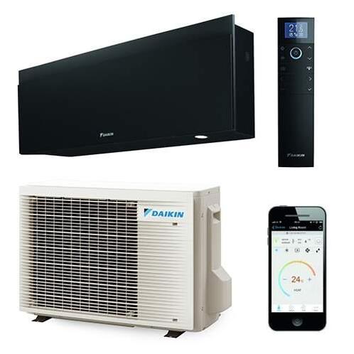 Daikin Emura 3,5 kW set mat zwart R32 inclusief IR, Witgoed en Apparatuur, Airco's, Nieuw, Wandairco, Energieklasse A of zuiniger