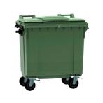Afvalcontainer 770 liter groen met driekantslot, Huis en Inrichting, Woonaccessoires | Prullenbakken, Nieuw, Ophalen of Verzenden