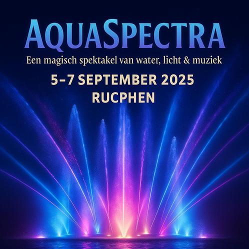 Watershows Aquaspectra Rucphen  5 t/m 7 september, Tickets en Kaartjes, Overige Tickets en Kaartjes