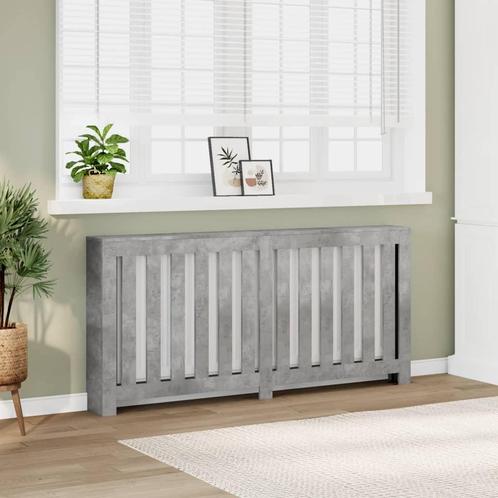 vidaXL Radiatorombouw 175x20x82 cm bewerkt hout betongrijs, Doe-het-zelf en Verbouw, Verwarming en Radiatoren, Nieuw, Verzenden