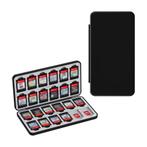 Metalen Case voor 24x Switch Game Cartridges - Zwart, Spelcomputers en Games, Spelcomputers | Nintendo Portables | Accessoires