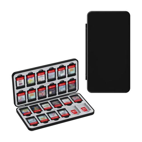 Metalen Case voor 24x Switch Game Cartridges - Zwart, Spelcomputers en Games, Spelcomputers | Nintendo Portables | Accessoires