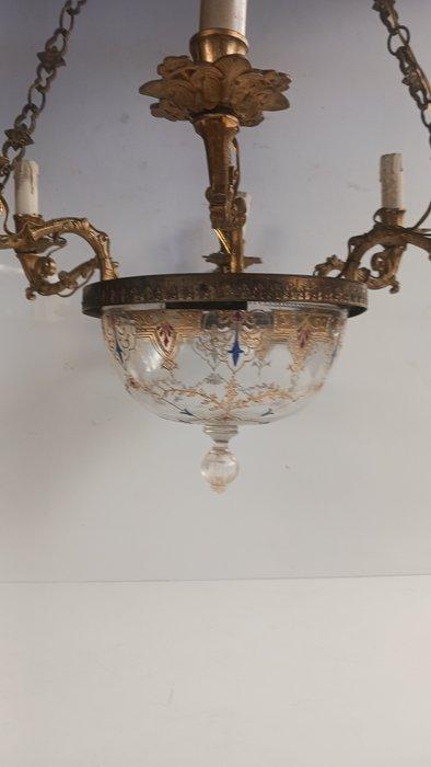 Kroonluchter - Verguld brons, Antiek en Kunst, Curiosa en Brocante