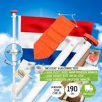 Nederlandse vlag vlaggenstokset compleet +gratis verzending, Diversen, Vlaggen en Wimpels, Nieuw, Verzenden