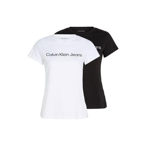 Calvin Klein T-shirt Institutional Logo 2-pack tee (Set, Kleding | Dames, T-shirts, Nieuw, Verzenden