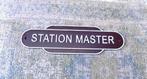 Reclamebord - Stationchef - Gietijzer