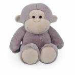 Funnies Aap - Knuffeldier - Grijs - 45 cm, Kinderen en Baby's, Speelgoed | Knuffels en Pluche, Ophalen of Verzenden, Nieuw