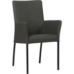 Leren Eetkamerstoelen Antracite, Ophalen of Verzenden, Nieuw, Leer