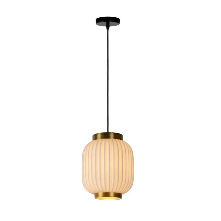 Witte hanglamp Gosse, steen, Huis en Inrichting, Lampen | Hanglampen, Nieuw, Overige materialen, 75 cm of meer, Ophalen of Verzenden