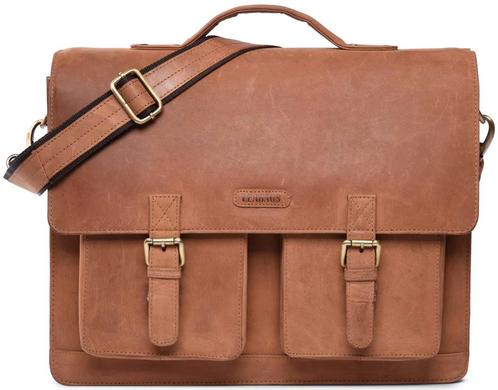 Schouder- laptoptas Leabag, Sieraden, Tassen en Uiterlijk, Tassen | Reistassen en Weekendtassen, Verzenden
