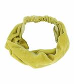 Haarband 3-in-1 Breed Velvet Groen, Nieuw