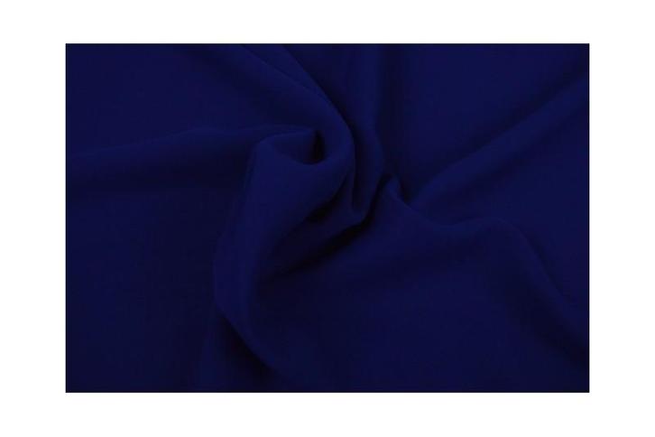 15 meter chiffon stof - Donkerblauw, Hobby en Vrije tijd, Stoffen en Lappen, 120 cm of meer, 200 cm of meer, Blauw, Nieuw, Polyester