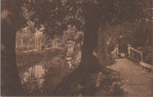 GIETHOORN - Gezicht op Gracht en bruggen, Verzamelen, Ansichtkaarten | Nederland, Verzenden