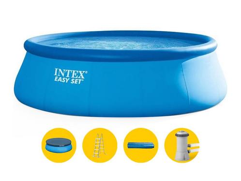 Intex Easy Set zwembad - 457 x 122 cm - met filterpomp en, Tuin en Terras, Zwembaden, Nieuw, Verzenden