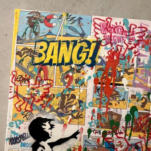 Koen Betjes (1992) - Banksy Balloon Girl x POP (canvas), Antiek en Kunst, Kunst | Schilderijen | Modern