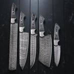 Keukenmes - Chefs knife - Handgemaakt gevouwen staal, Pakka