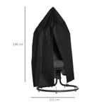 TRUUSK Hangstoel Beschermhoes Waterdicht 210D Oxford Hoes Vo, Tuin en Terras, Hangmatten, Verzenden, Nieuw