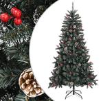 vidaXL - Kunstkerstboom - met - standaard - 180 - cm - PVC -, Zo goed als nieuw, Verzenden