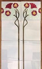 Tegel (14) - Bloemen - NSTG Grohn Bremen - 1900-1910 -