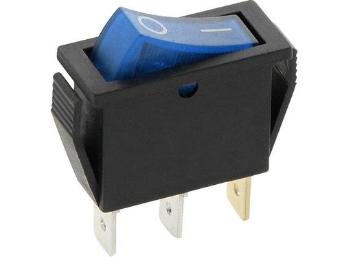 Schakelaar - blauw - 12 volt - 20A - verlicht, Doe-het-zelf en Verbouw, Elektra en Kabels, Schakelaar, Nieuw, Ophalen of Verzenden
