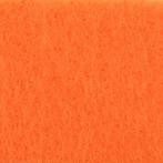 Viltlapje +/- 20x30cm. 1mm dik x1 stuk oranje, Nieuw, Ophalen of Verzenden