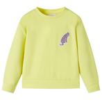vidaXL Kindertrui 116 geel, Verzenden, Nieuw