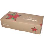 Taartdoos Stol 34x16x8cm Brons met Ster (Kerst), Verzenden, Nieuw