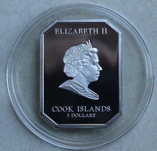 Cookeilanden. 5 Dollars 2009 - Vatican Art - The Pieta - 25g, Postzegels en Munten, Munten | Europa | Niet-Euromunten