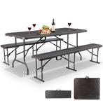 MaxxGarden Vouwtafel - Inklapbare Picknickset - met 2 Zit..., Verzenden, Nieuw