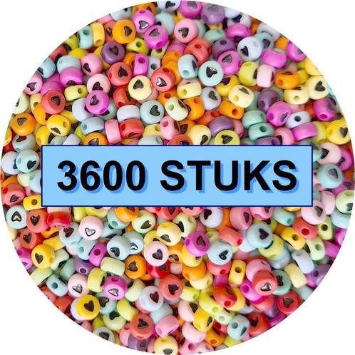 Fako Bijoux® - Hartjes Kralen Bulk - Acryl - 7mm - Sieraden, Hobby en Vrije tijd, Kralen en Sieraden maken, Verzenden