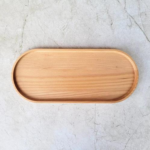 HOCHO Beuken Houten Dienblad – 350x150x15 mm – Hardwax B, Huis en Inrichting, Keuken | Keukenbenodigdheden, Nieuw, Ophalen of Verzenden