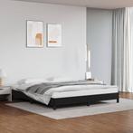 vidaXL Bedframe kunstleer zwart 180x200 cm, Overige materialen, Eenpersoons, Verzenden, Zwart