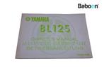 Instructie Boek Yamaha BL 125 Beluga 1985-1989 50W 51F, Gebruikt