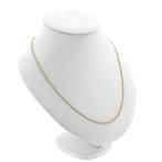 Gouden Singapore schakelketting, Sieraden, Tassen en Uiterlijk, Kettingen, Ophalen of Verzenden, Gebruikt, Overige kleuren, Goud