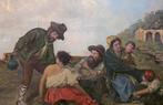 Scuola romana (XIX) (Recante firma Strutt) - Riposo presso