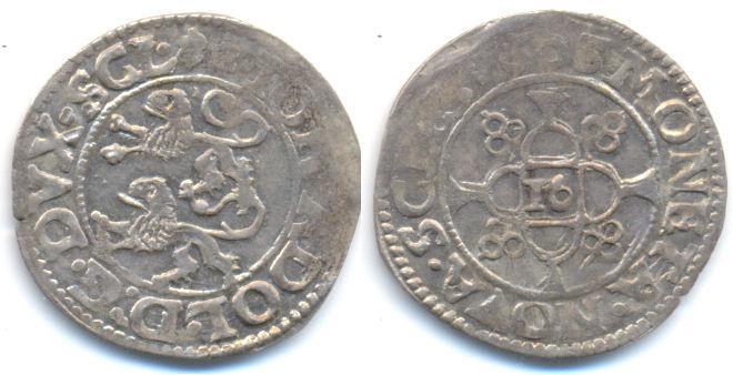 Doppelschilling 1605 Schleswig Gottorp: Johann Adolf, 159..., Postzegels en Munten, Munten | Europa | Niet-Euromunten, Verzenden