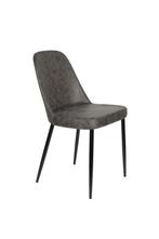 Eetkamerstoel - Joep - Antraciet - PU-Leer - House of Rebels, Huis en Inrichting, Stoelen, Verzenden, Nieuw