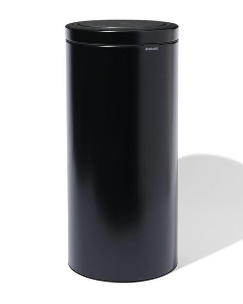 HEMA Brabantia Touch Bin Flat Top prullenbak 30L Matt Black, Huis en Inrichting, Woonaccessoires | Prullenbakken, Nieuw, Verzenden