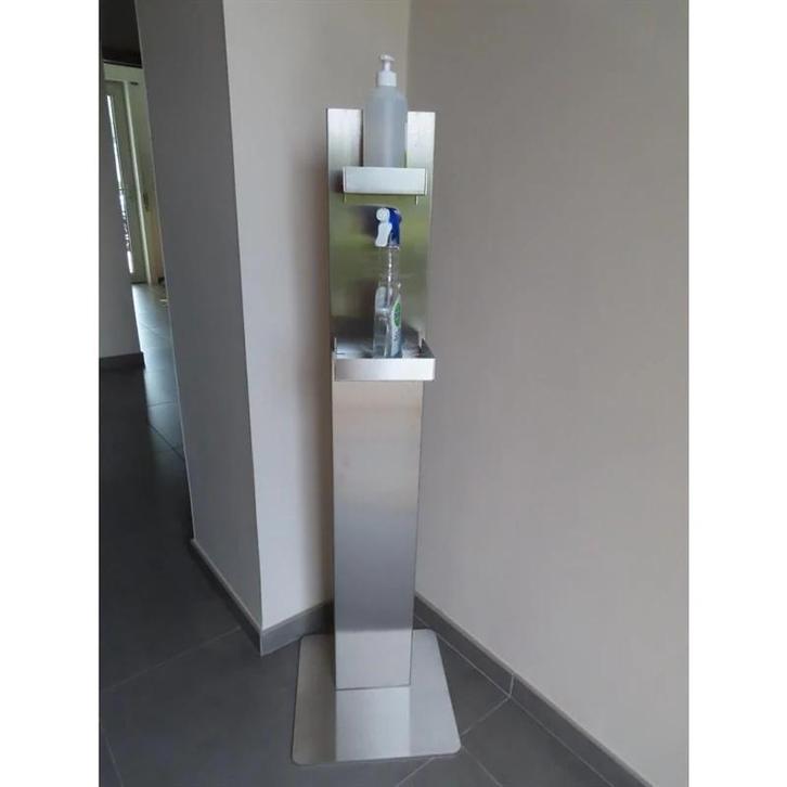 Desinfectiezuil | RVS | Schappen | 1250(h)mm Attends, Zakelijke goederen, Horeca | Keukenapparatuur, Nieuw in verpakking, Verzenden