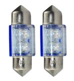 C5W autolamp 2 stuks 31mm blauw | LED festoon SV8.5 0.13W -, Auto-onderdelen, Verlichting, Verzenden, Nieuw