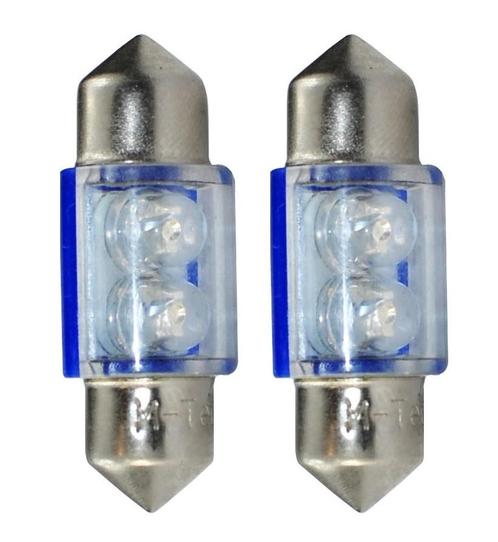 C5W autolamp 2 stuks 31mm blauw | LED festoon SV8.5 0.13W -, Auto-onderdelen, Verlichting, Nieuw, Verzenden