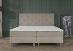 ACTIE! Boxspring Porto 140 200 Beige, Huis en Inrichting, Slaapkamer | Boxsprings, Verzenden, Beige, Nieuw, 140 cm